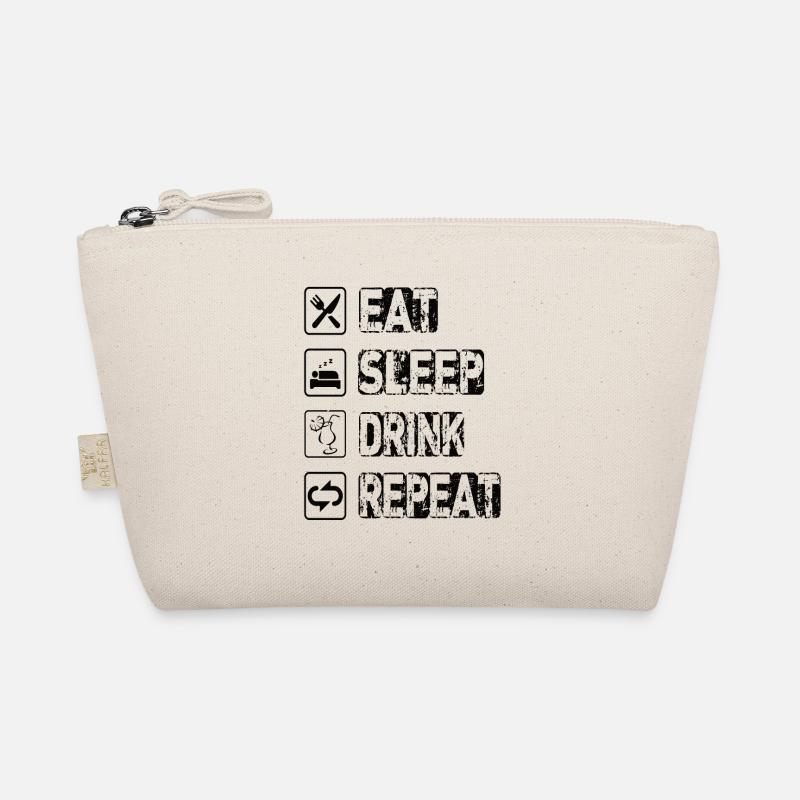 Manger dormir Boire Répéter Trousse biologique