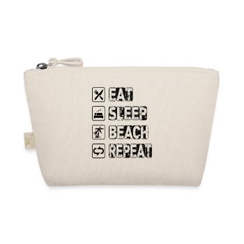 Eat Sleep Beach Repeat - Organic Pouch - nature - Front