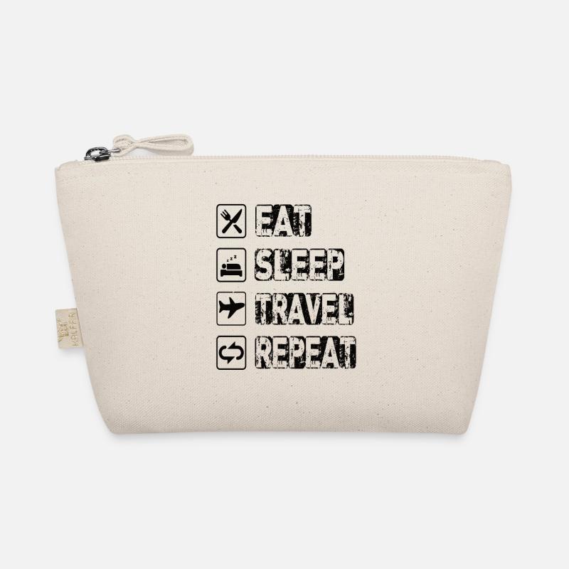 Manger dormir Voyage Répéter Trousse biologique