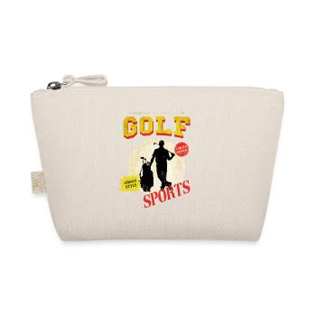 Golf Golf Golfer Sport Hobby Club Vintage - Organic Pouch - nature - Front
