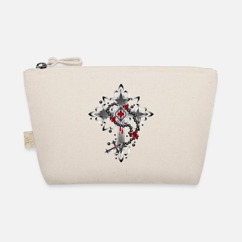 Croix faite d’éléments gothiques et chapelet Trousse biologique