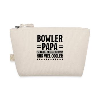 Bowling Spruch Bowlingspieler Fun Bowler Geschenk - Bio-Täschchen - Natur - Vorne