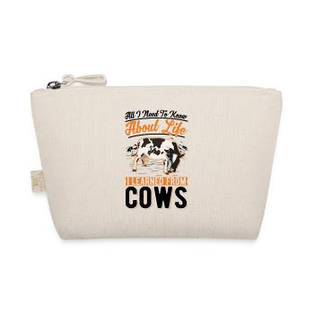 Cow Gift Cattle Breeder Farmer - Organic Pouch - nature - Front