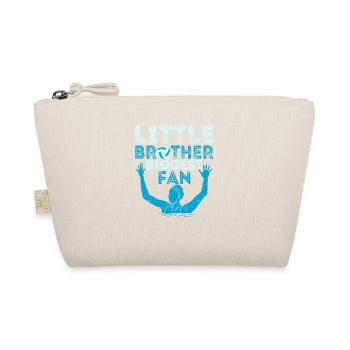 Little Brother Biggest Fan Funny Water Polo - Organic Pouch - nature - Front