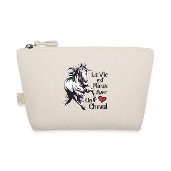 Cheval Drôle Femme Fille Enfant Vie avec un Cheval - Trousse biologique - nature - Devant