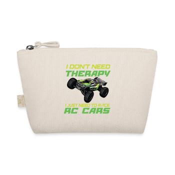 RC Auto Hobby Spruch Ferngestuertes Auto - Bio-Täschchen - Natur - Vorne