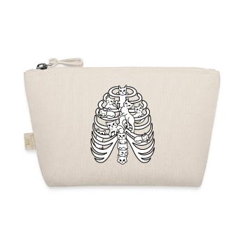 Chat Halloween Squelette Costume Cat Bones - Trousse biologique - nature - Devant