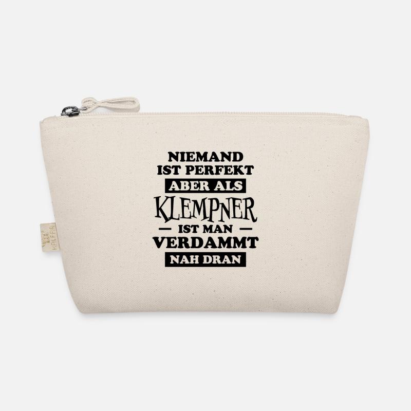 Klempner Beruf Lustiger Spruch Klempner Geschenk Bio-Täschchen