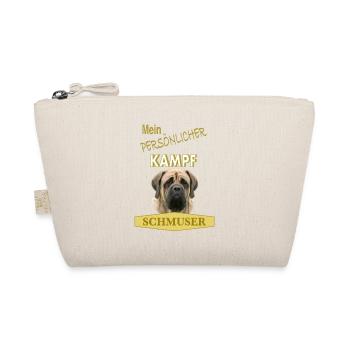 Persönlicher Kampfschmuser - Mastiff - Bio-Täschchen - Natur - Vorne