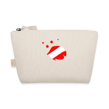 Diving Fish Diver Down Flag Cute Diving - Organic Pouch - nature - Front