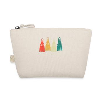 Diving Fins Retro Water Sports Snorkeling - Organic Pouch - nature - Front