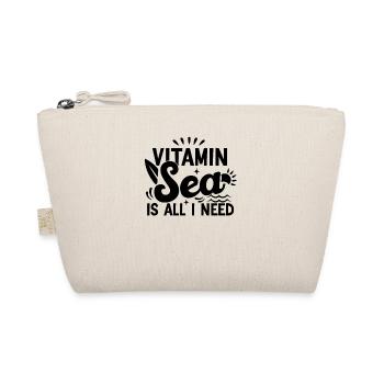 "Vitamin Sea" für Männer oder Frauen - Bio-Täschchen - Natur - Vorne