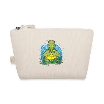 Tortue de Mer Yoga Méditer Femmes Tortue - Trousse biologique - nature - Devant