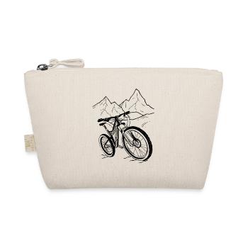 MTB Bicycle Mountain Bike Cycling Mountain Bikers - Organic Pouch - nature - Front