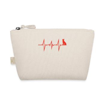 Dog Accessories German Shepherd Dog Owner - Organic Pouch - nature - Front