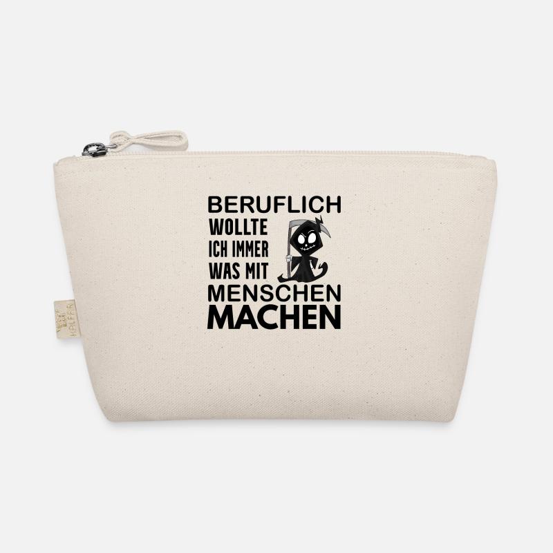 Sensenmann lustiger Spruch Lustig Humor Bio-Täschchen