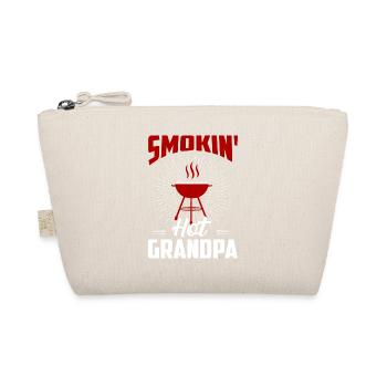 Smokin' Hot Grandpa Grilling BBQ Smoker - Bio-Täschchen - Natur - Vorne
