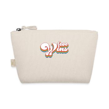 Love Wins - Pride Month LGBTQ - Organic Pouch - nature - Front