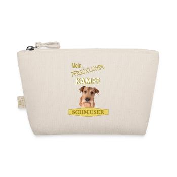 Persönlicher Kampfschmuser - Irish Terrier - Bio-Täschchen - Natur - Vorne