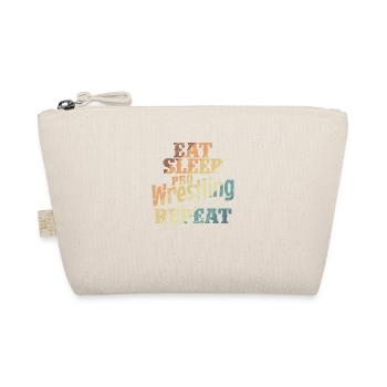 Eat Sleep Pro Wrestling Repeat Show - Organic Pouch - nature - Front
