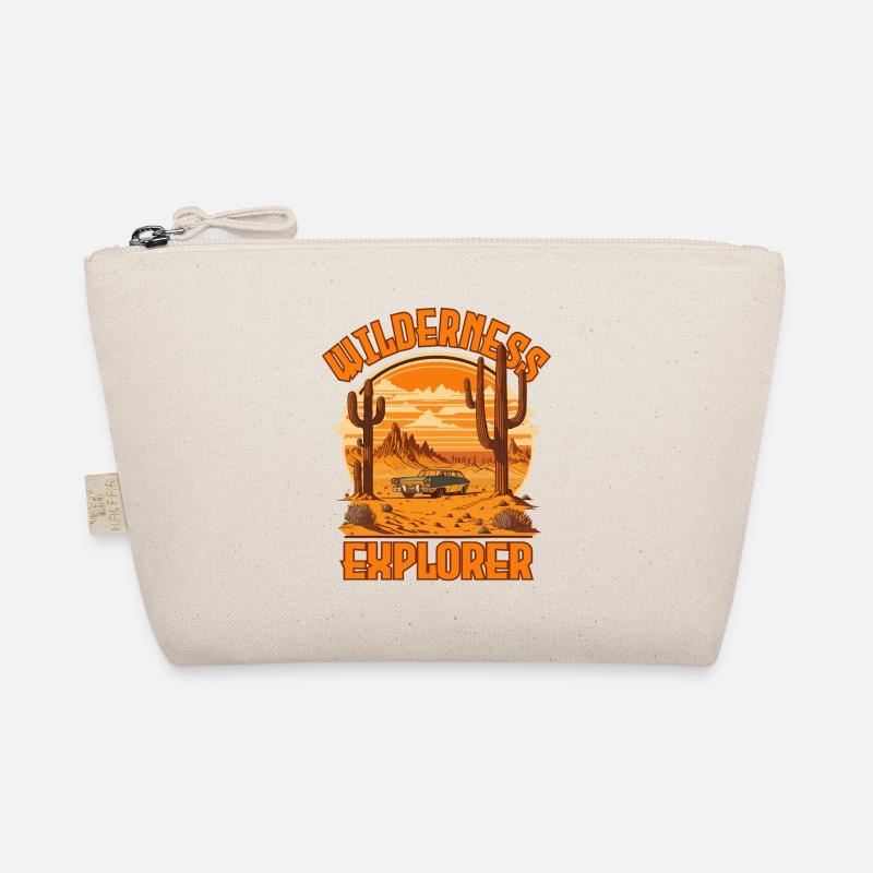 WILDERNESS EXPLORER Retro style Organic Pouch