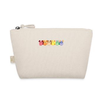 Chinchilla LGBT Rainbow Shorttail Long Tail - Organic Pouch - nature - Front