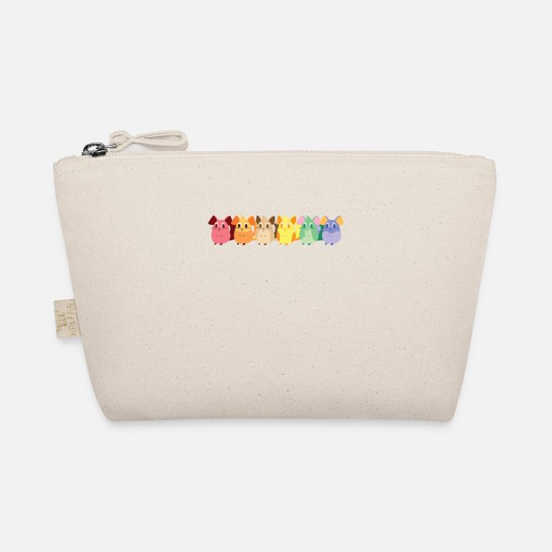 Chinchilla LGBT Rainbow Shorttail Long Tail Organic Pouch
