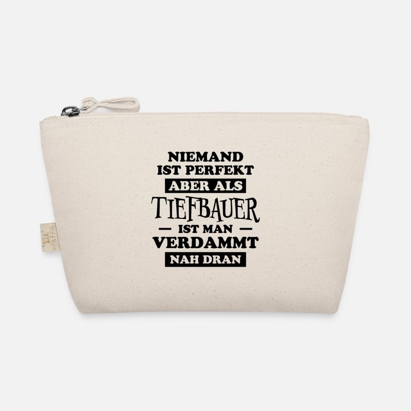 Tiefbauer Beruf Lustiger Spruch Tiefbauer Geschenk Bio-Täschchen
