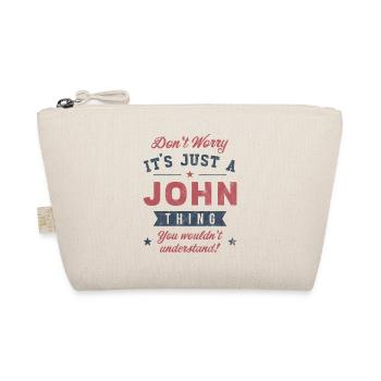 Es ist eine John-Sache - Bio-Täschchen - Natur - Vorne