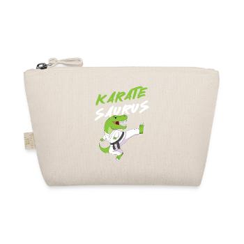 Kampfsport Kampfkunst Karatesaurus Karate - Bio-Täschchen - Natur - Vorne