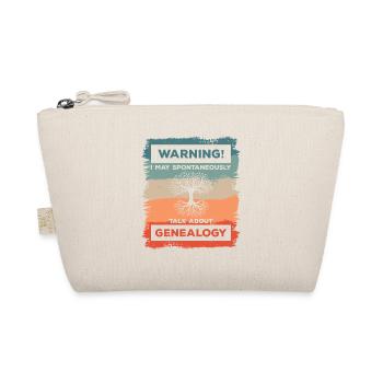 Avertissement je peux spontanément parler de généalogie - Trousse biologique - nature - Devant