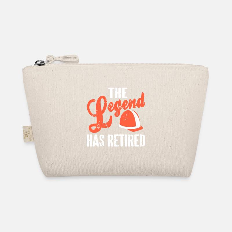 The Legend Has Retired Retro Funny Architecture Organic Pouch
