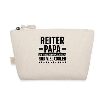 Reiter Reiten Lustiger Spruch Pferdesport Geschenk - Bio-Täschchen - Natur - Vorne