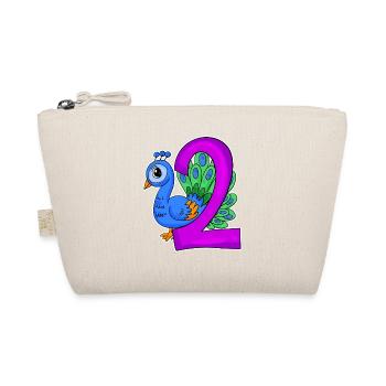 2 anniversaire 2 ans avec motif animal - deux - Trousse biologique - nature - Devant