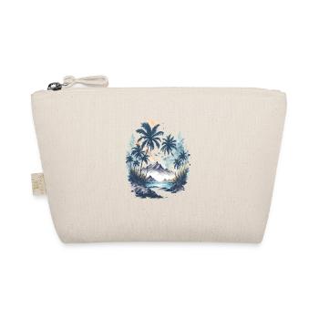 Tropical Paradise watercolor painting - Organic Pouch - nature - Front