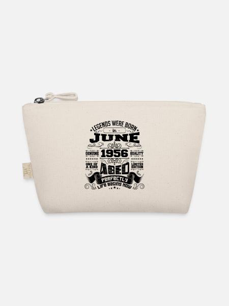 1956 June Anniversary 1956 June | born in June 1956 - Organic Pouch - nature - Front