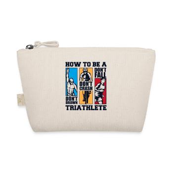 How To Be A Triathlete Triathlonrad Triathlet - Bio-Täschchen - Natur - Vorne