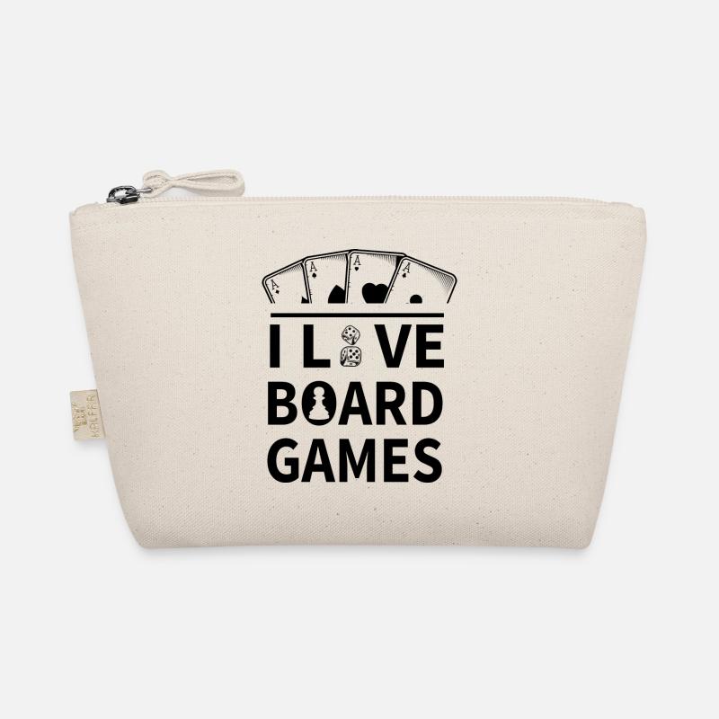boardgame chess backgammon game night Bio-Täschchen