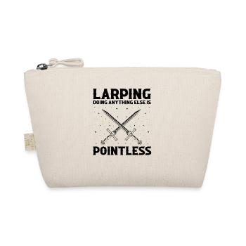 Fantasy role-playing game quote for sword fighting - Organic Pouch - nature - Front