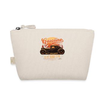 Hot Rod Gasoline Is My Blood Type, Retro Vintage - Bio-Täschchen - Natur - Vorne