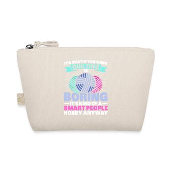 Quilting Cadeau Coudre Tricot Quilter - Trousse biologique - nature - Devant