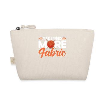 Quilten Geschenk Nähen Stricken Quilter - Bio-Täschchen - Natur - Vorne