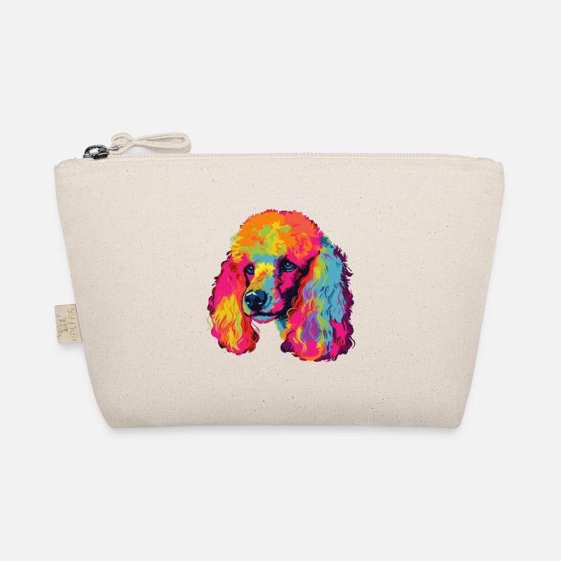 Caniche Chien Coloré Trousse biologique