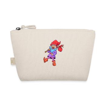 Garden gnome while hiking - Organic Pouch - nature - Front