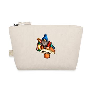 Garden gnome on fungus - Organic Pouch - nature - Front
