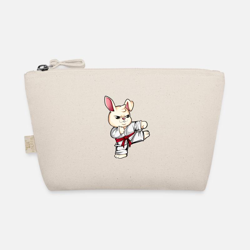Comic Rabbit Does Karate Organic Pouch