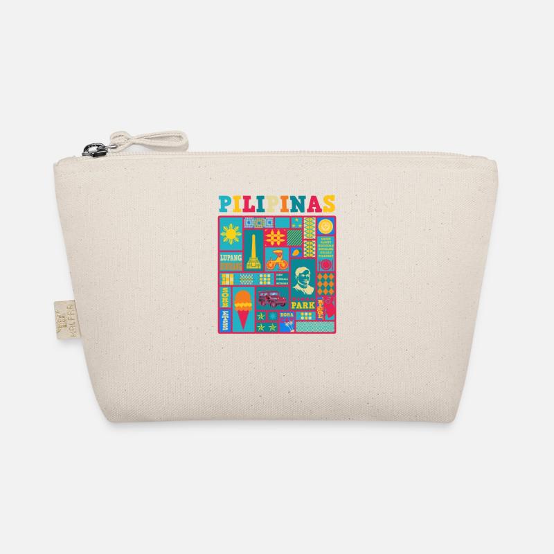Philippines Filipino Flag Pride I Gift Organic Pouch