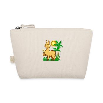 Comic Lama dégustant un cocktail - Trousse biologique - nature - Devant