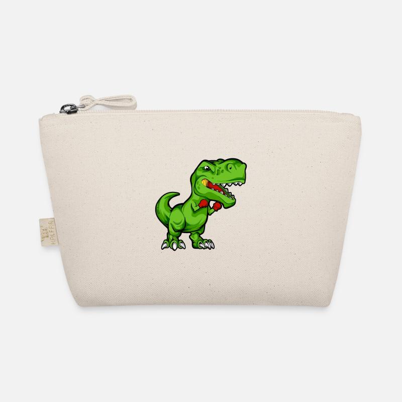 Comic TREX macht Karate Bio-Täschchen