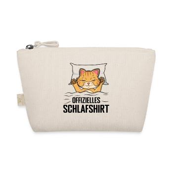 Mein Offizielles Schlafshirt Faulenzer - Bio-Täschchen - Natur - Vorne